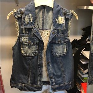 jean vest